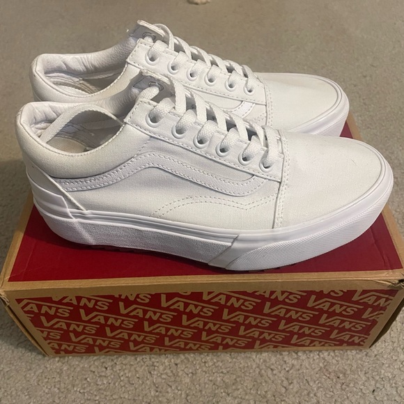 Vans Old Skool Stackform white (canvas) - Picture 7 of 9